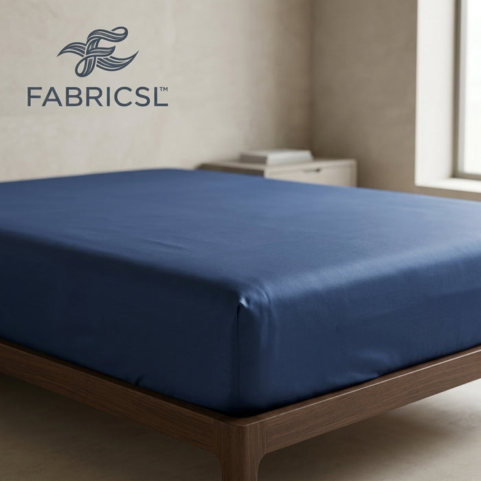 Fabricsl™ Deep Blue Fitted Sheet