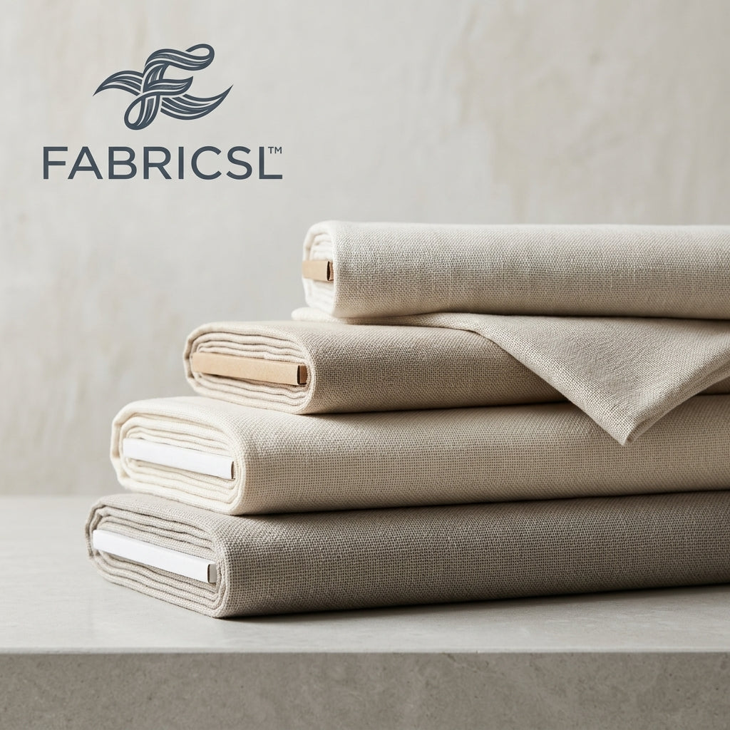 Fabricsl™ Neutral Cotton Fabric Roll